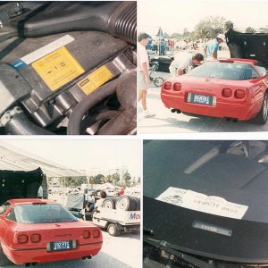 1989 Pilot Cars at the ST Petersburg GP in 1989