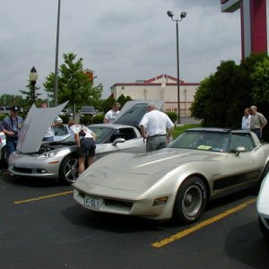 Silver C6 next to 82 CE
