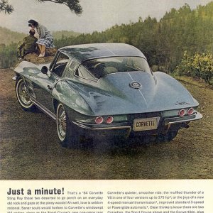 1964 Corvette Advertisement
