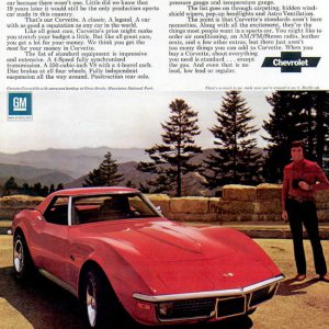 1972 Corvette Advertisement