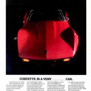 1975 Corvette Advertisement