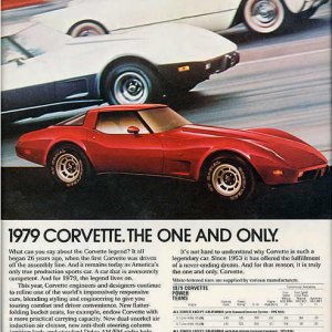1979 Corvette Advertisement