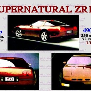 Callaway Supernatural ZR-1 Press Release