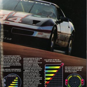 1984 Corvette Sales Brochure