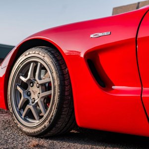 2002 Corvette Z06 in Torch Red