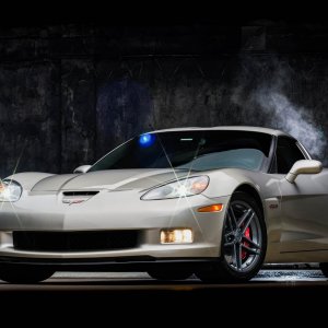 2007 Corvette Z06 in Machine Silver Metallic