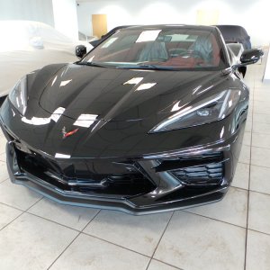 2020 Corvette Convertible in Black