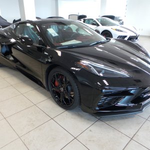 2020 Corvette Convertible in Black