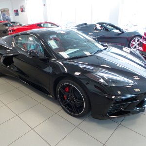 2020 Corvette Coupe in Black