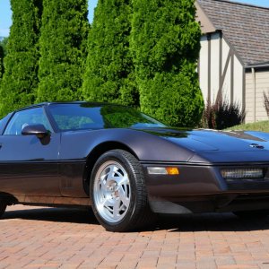 1990 Corvette Coupe in Charcoal Metallic