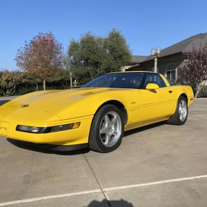 1995 Corvette ZR-1 in Competition Yellow