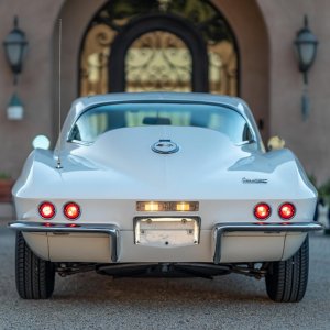 1967 Corvette in Ermine White