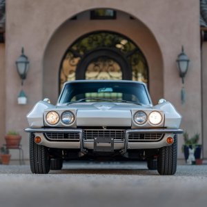 1967 Corvette in Ermine White