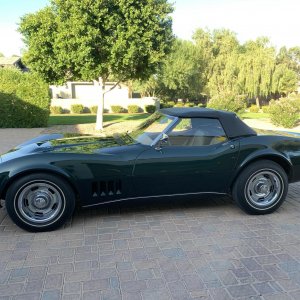 1968 Corvette L71 427/435 Convertible - British Green