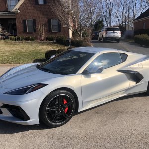 2021 Corvette in Silver Flare Metallic