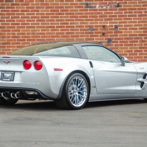 2010 Corvette ZR1 in Blade Silver Metallic