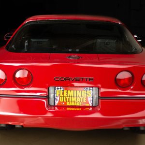 1984 Corvette in Bright Red