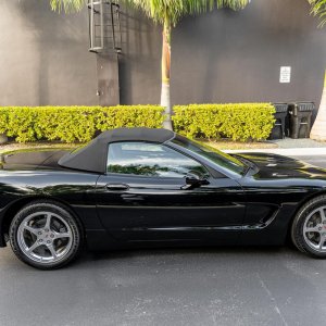 2002 Corvette Convertible in Black