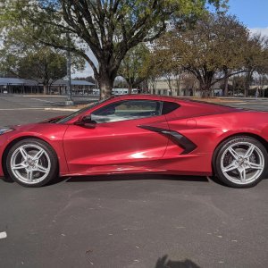 2021 Corvette Coupe in Red Mist over Natural Two-Tone Interior