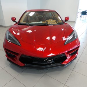 2021 Corvette Convertible in Red Mist and Natural Dipped Interior