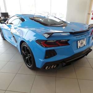 2021 Corvette Coupe 3LT in Rapid Blue