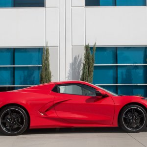 2020 Corvette Convertible in Torch Red