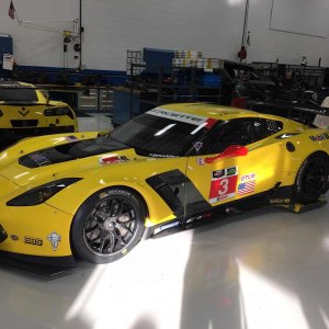 2014 Chevrolet Corvette C7.R GT Factory Race Car Number 003