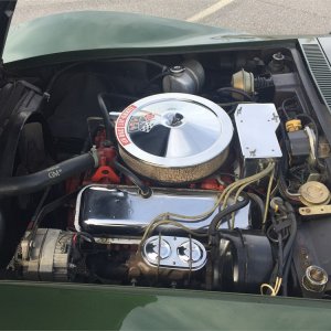 1970 Corvette Convertible LS5 in Donnybrook Green