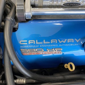 2009 Corvette Callaway SC580 in Jetstream Blue