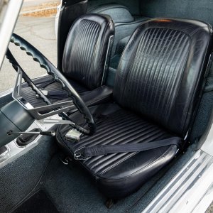 1963 Corvette Coupe in Ermine White and Dark Blue Interior