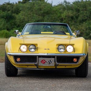 1969 Corvette Convertible in Daytona Yellow