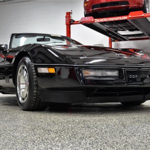 1986 Corvette Convertible in Black