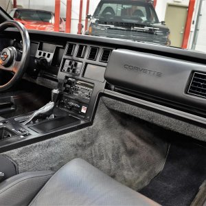 1986 Corvette Convertible in Black