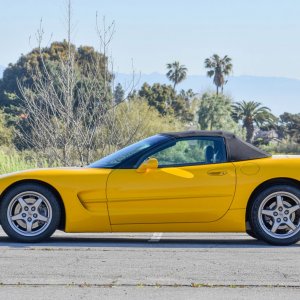 2000 Corvette Convertible in Millennium Yellow