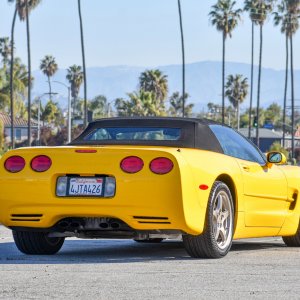 2000 Corvette Convertible in Millennium Yellow