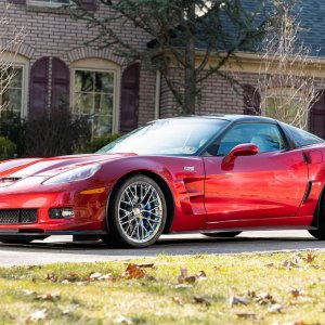 2013 Corvette ZR1 in Crystal Red Metallic