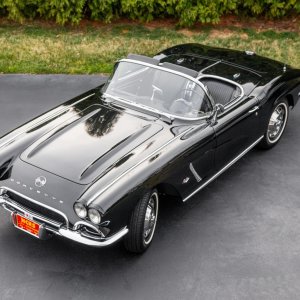 1962 Corvette in Tuxedo Black