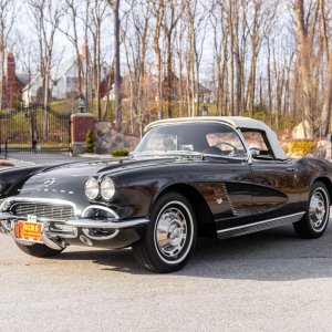 1962 Corvette in Tuxedo Black