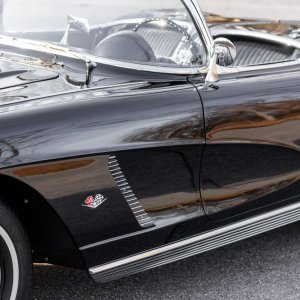 1962 Corvette in Tuxedo Black