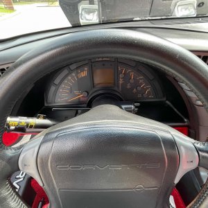 1991 Corvette ZR-1 in White with Red Interior