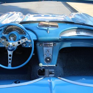 1961 Corvette in Jewel Blue