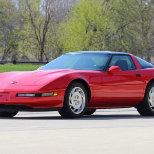 1995 Corvette Coupe in Torch Red