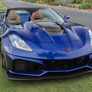 2019 Corvette ZR1 Convertible in Admiral Blue Metallic
