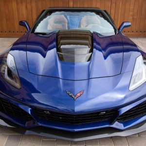 2019 Corvette ZR1 Convertible in Admiral Blue Metallic