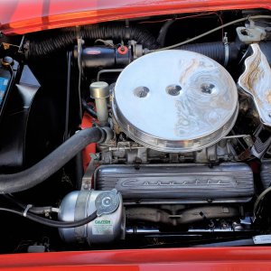 1961 Corvette in Roman Red