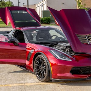 2018 Corvette Z06 Coupe in Long Beach Red Metallic