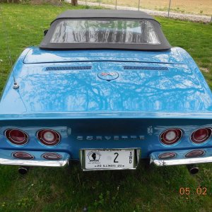 1969 Corvette Convertible in LeMans Blue