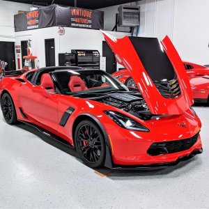 2017 Corvette Z06 Coupe in Torch Red and Z07 Package