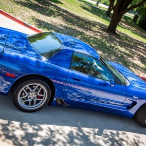 2003 Corvette Z06 in Electron Blue Metallic