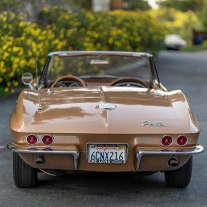 1963 Corvette Convertible in Saddle Tan